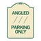 Signmission Angle Parking W/ Bidirectional Arrow 1 Heavy-Gauge Aluminum Sign, 24" x 18", TG-1824-24346 A-DES-TG-1824-24346 - alternate 1